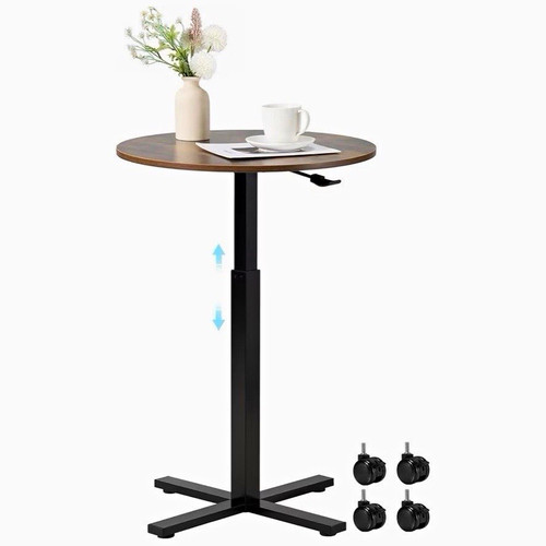 Adjustable height round bar - round,