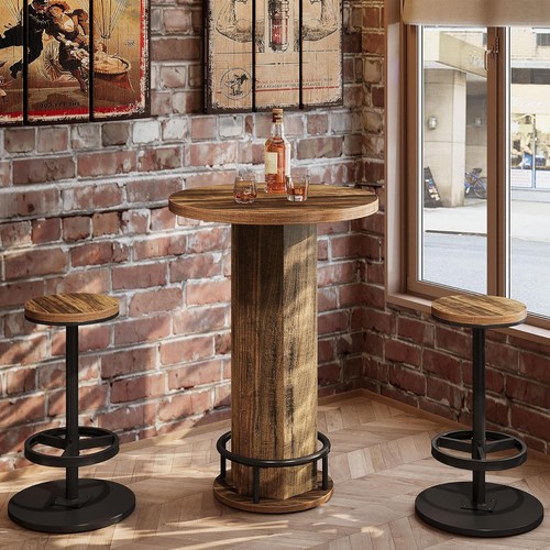 Round bar table set - bar,