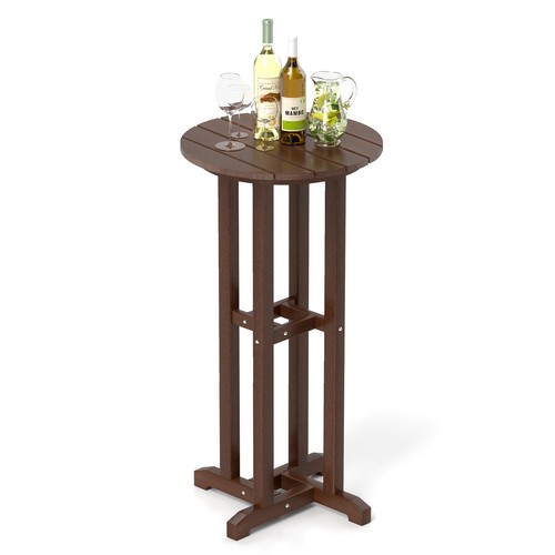 Round bar table - round,