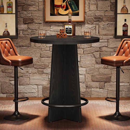 Round bar table - bar, table,wooden