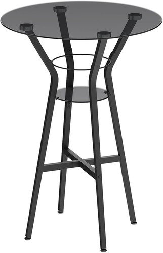 Tier round bar table high - round,