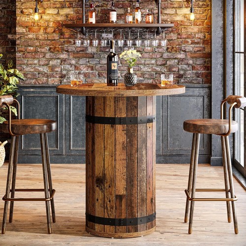 Industrial round bar table - industrial,